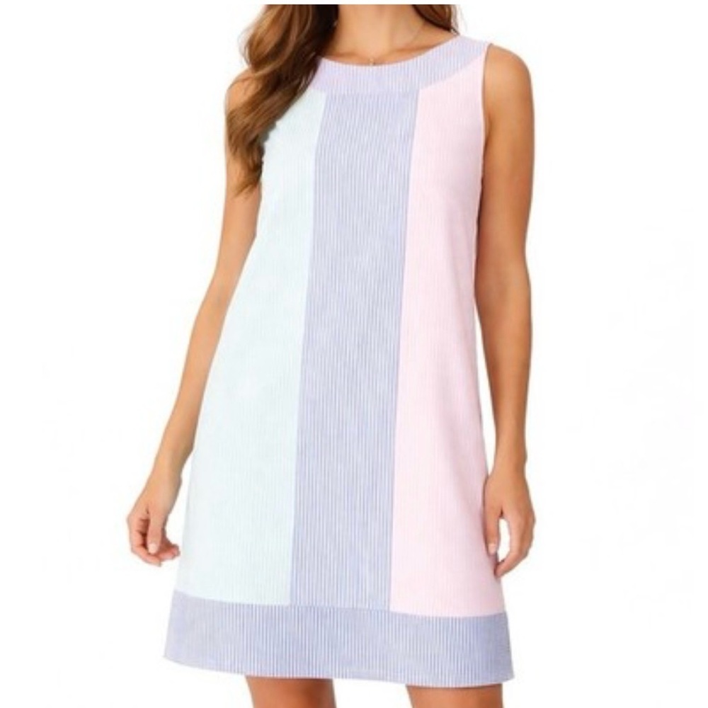 Vineyard Vines Women’s Seersucker Shift Dress – Size 0